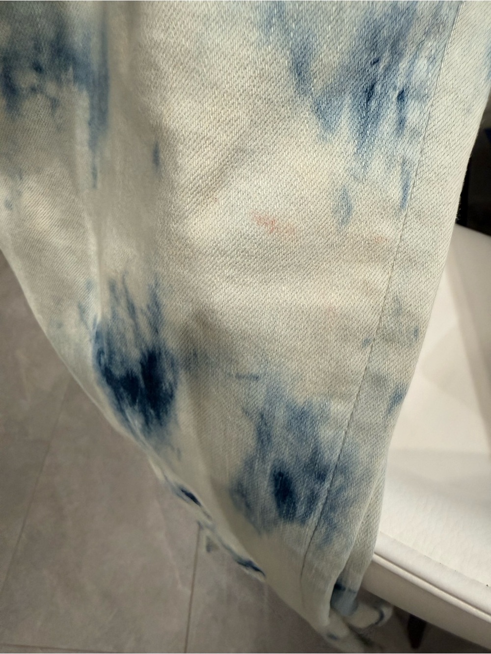 MOTHER The Doozy high waisted flare in acid bleach washed laundry days size 28 - Picture 7 of 13